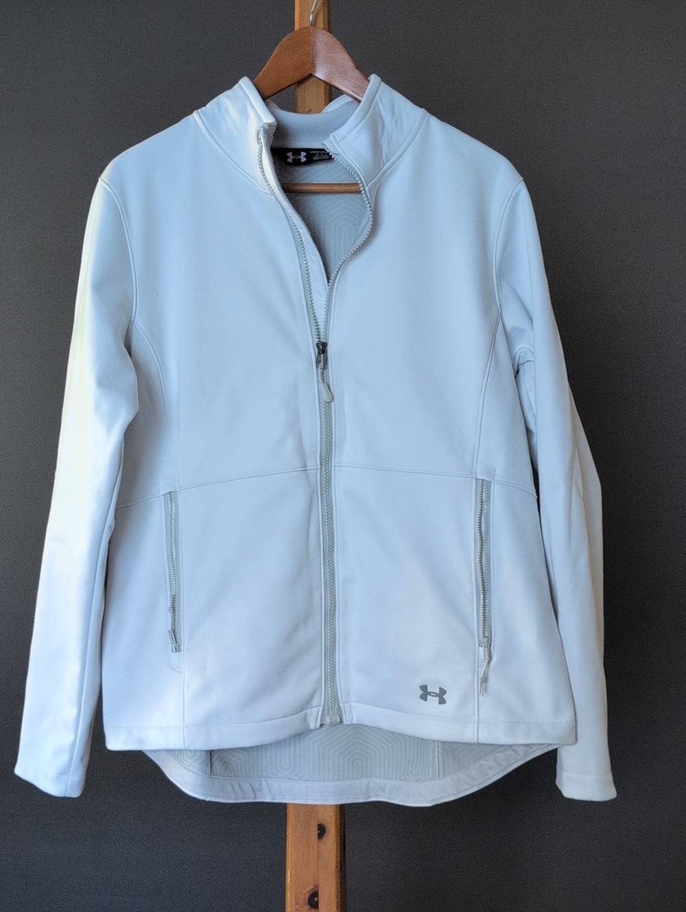 Under Armour White Cold Gear Infrared Full-Zip Utility Women's Jacket